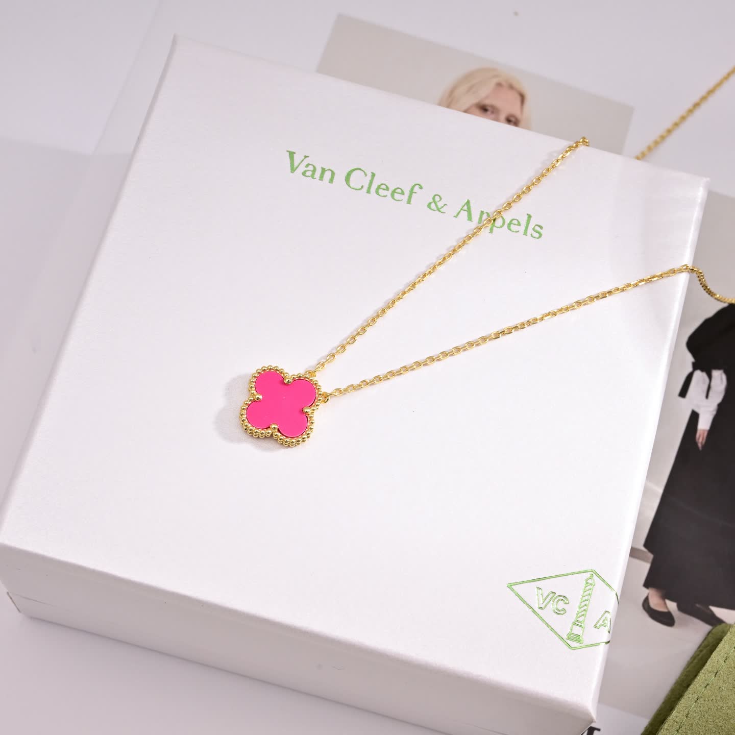 Van Cleef & Arpels Magic Alhambra Clover Necklaces